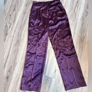 House of Harlow Plus Satin Pants